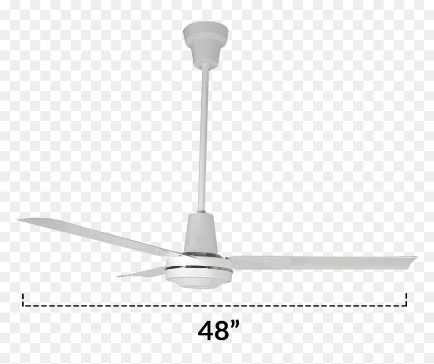 Leading Edge 48-inch Commercial Ceiling Fan - Ceiling Fan, HD Png Download - ceiling fan png
