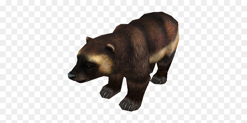 Download Zip Archive - Zoo Tycoon 2 Wolverine, HD Png Download - wolverine animal png