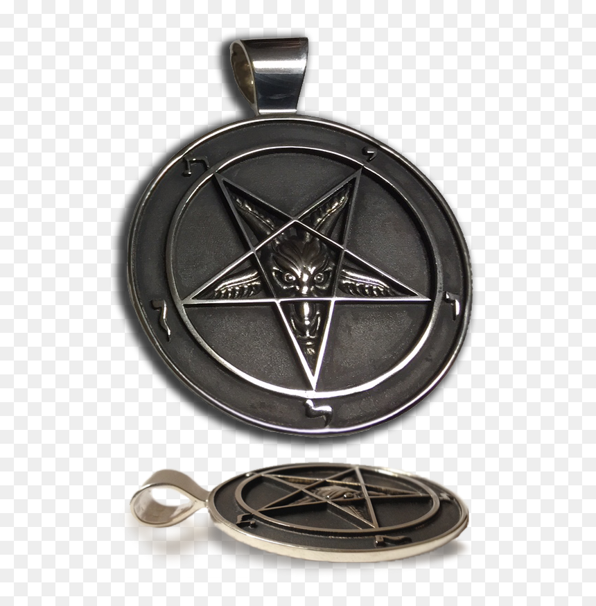 Satanic Medallion, HD Png Download - satanic cross png