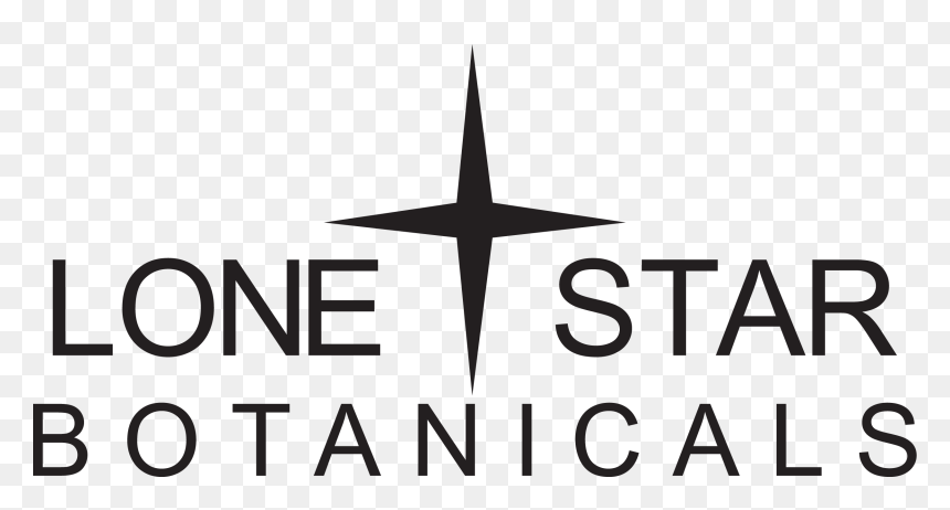 Lone Star Botanicals Logo Transparent Background - Vota, HD Png Download - white star png transparent background