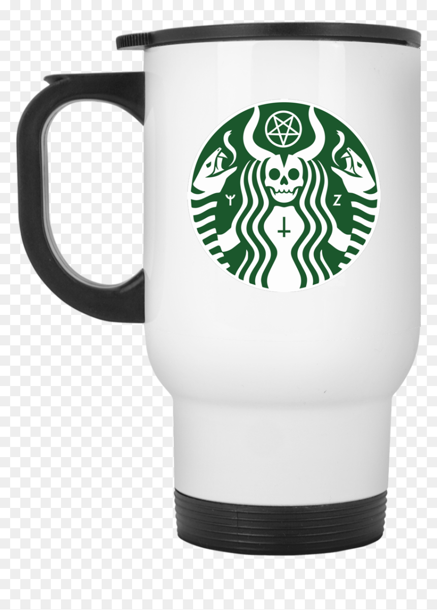 Satanic Starbuck Shirt - Starbucks New Logo 2011, HD Png Download - satanic cross png