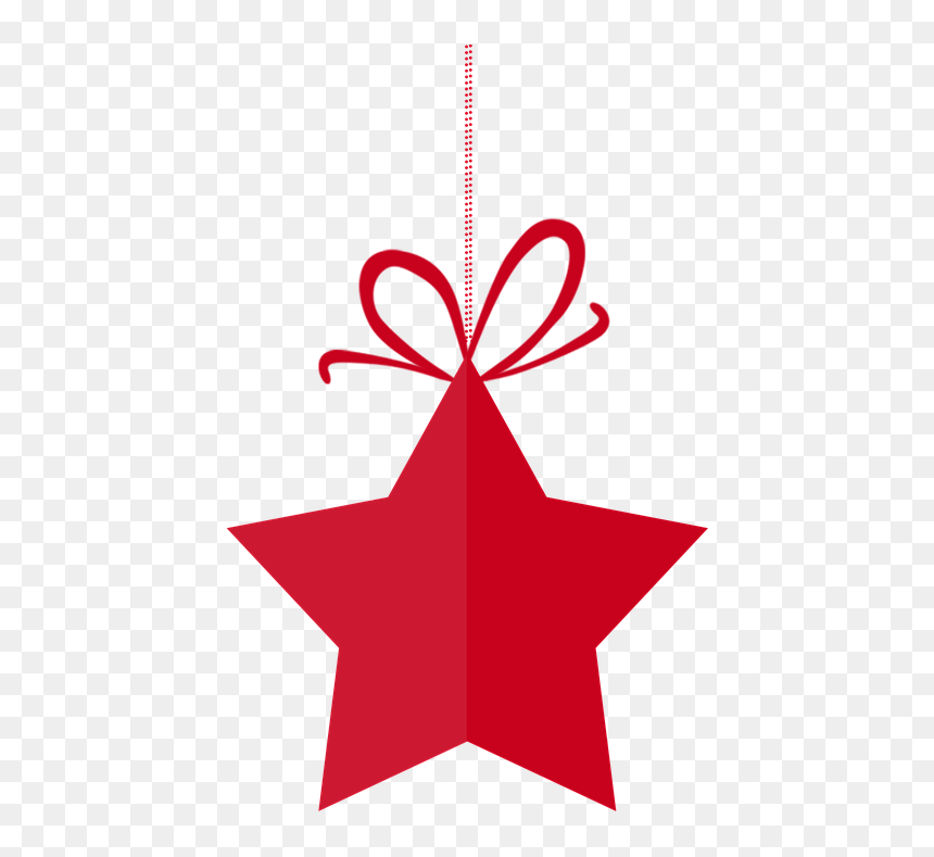 Estrella, Decoración, Decoraciones, Arco, Rojo - Christmas Red Star Png, Transparent Png - decoraciones png