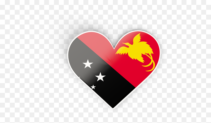 Download Flag Icon Of Papua New Guinea At Png Format - Papua New Guinea Flag Heart Shaped, Transparent Png - new sticker png