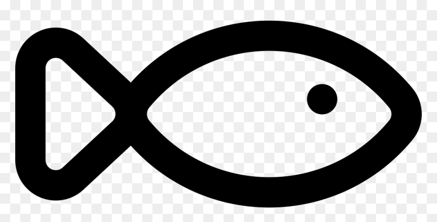 Fish Outline - Peces Simbolo, HD Png Download - fish outline png