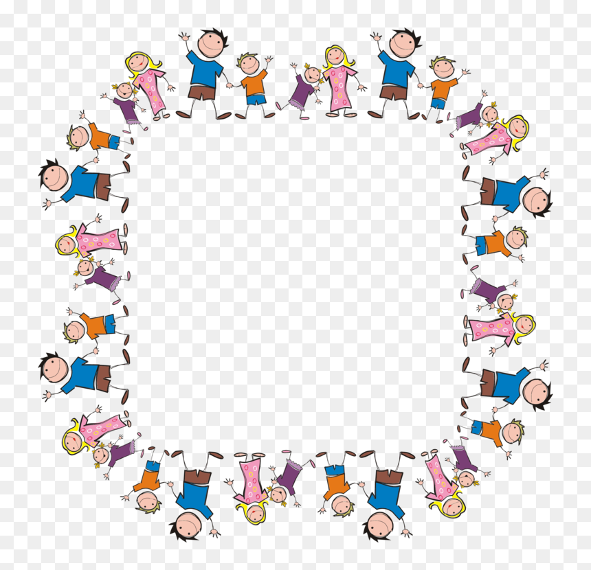 Drawing Computer Icons Figure - Clip Art Family Border, HD Png Download - mardi gras border png