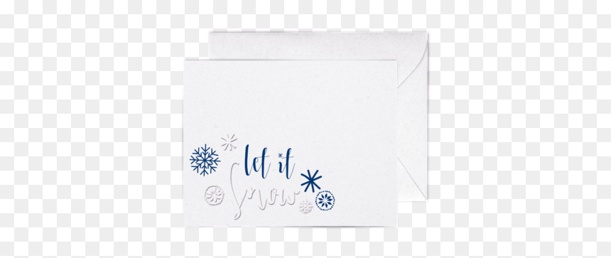 Let It Snow A2 Letterpress Cards"

 
 Data Rimg="lazy"
 - Envelope, HD Png Download - let it snow png