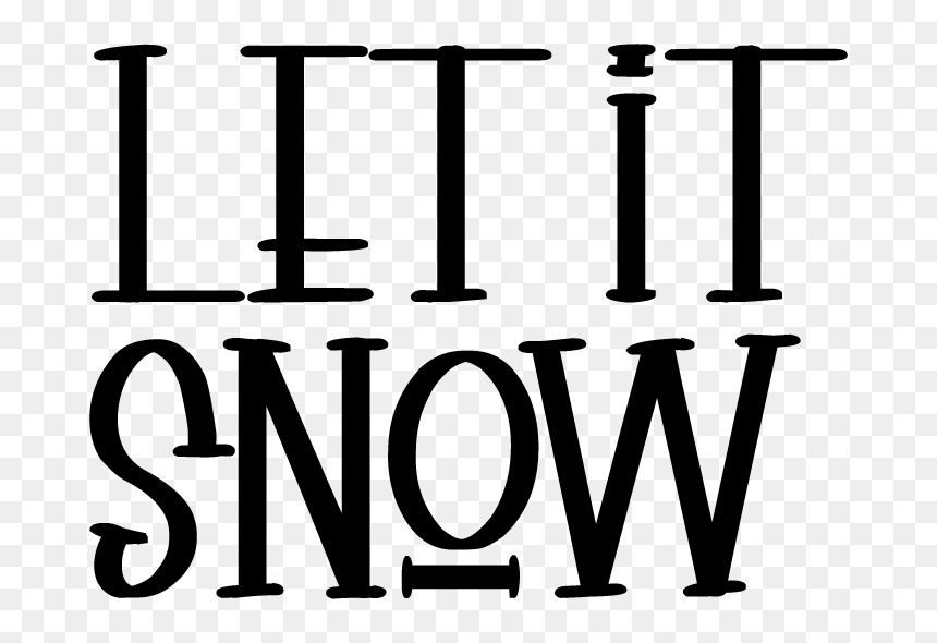 Clip Art, HD Png Download - let it snow png