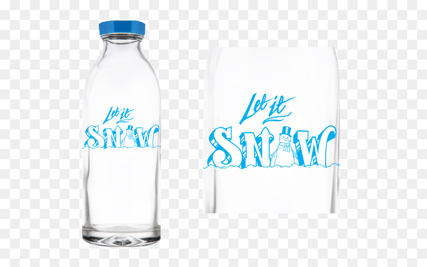 Let It Snow - Environmental Water Bottle Design, HD Png Download - let it snow png