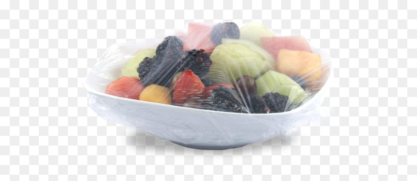 Plastic Wrap On Food, HD Png Download - plastic wrap png