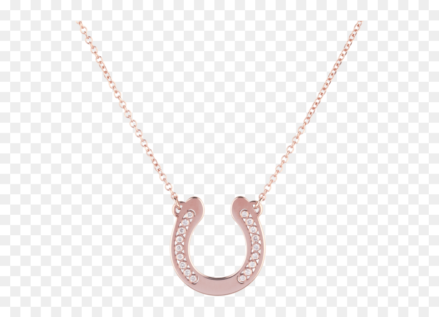 Horse Shoe Necklace Png, Transparent Png - diamond chain png