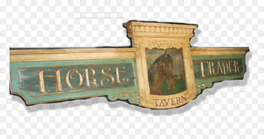 Horse Trader Tavern Sign - Wood, HD Png Download - vintage sign png