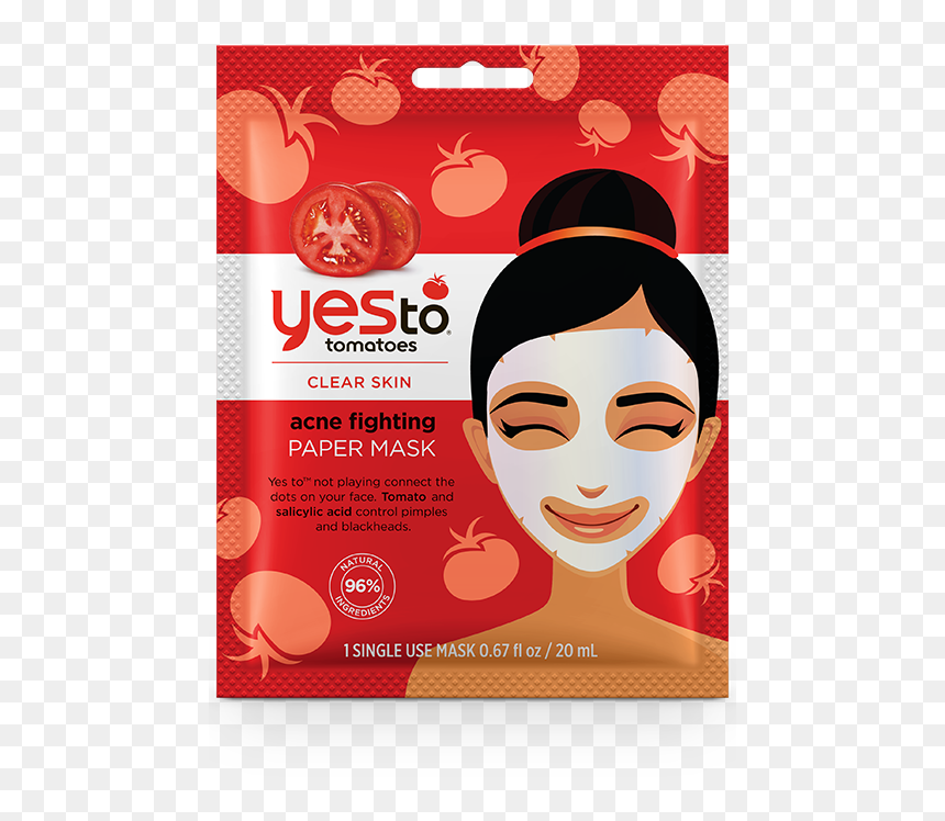 Yes To Tomatoes Mask, HD Png Download - pimple png