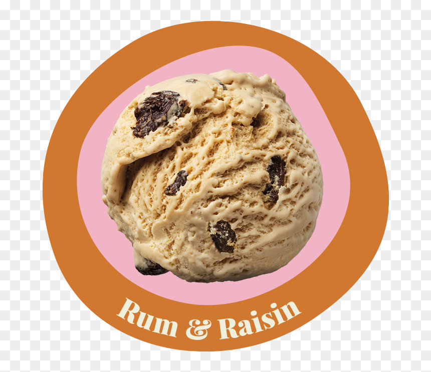 Rum And Raisin - Gelato, HD Png Download - raisins png
