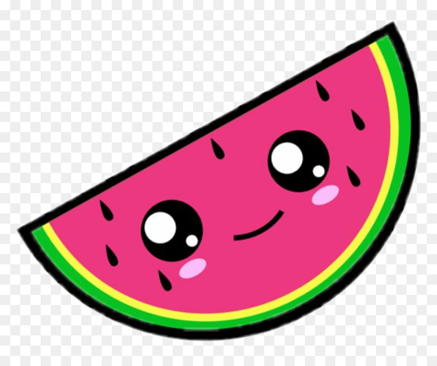 #sandia - Watermelon Drawing, HD Png Download - sandia png