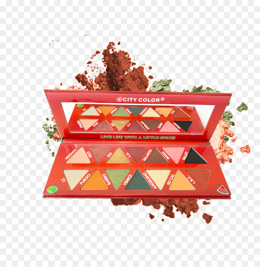 City Color La Pina Eyeshadow Palette, HD Png Download - sandia png