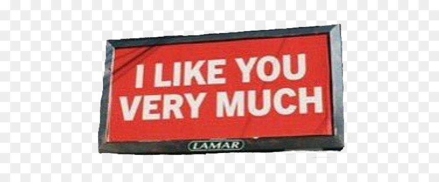 #red #sign #crush #ilikeyou #you #feelings #aesthetic - Mind That Creates This World, HD Png Download - vintage sign png