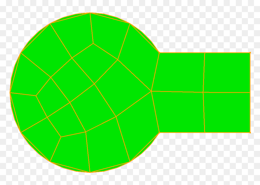 Representative Example Of A Finite Element Mesh - Circle, HD Png Download - element png