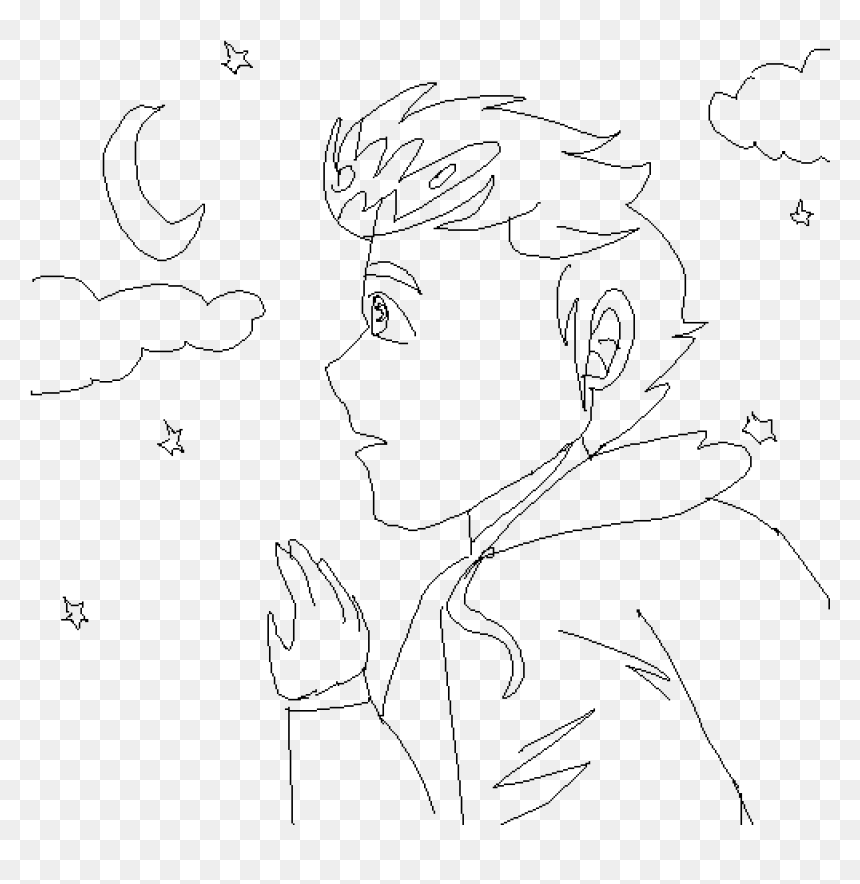 Sketch, HD Png Download - moon drawing png