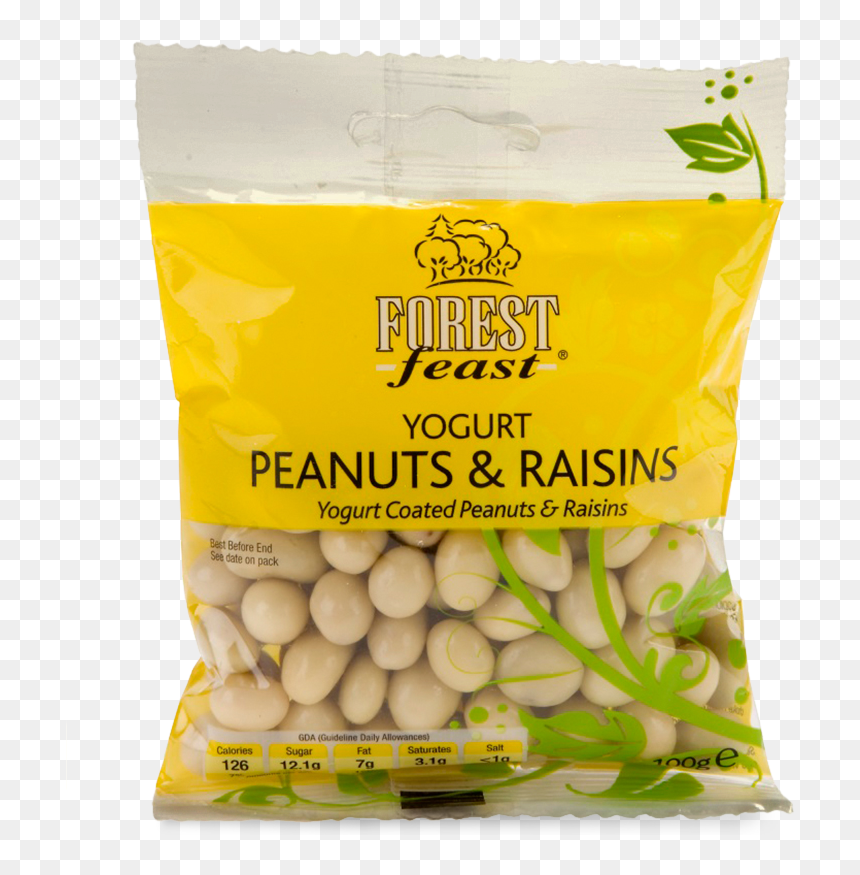 Yogurt Peanuts Raisins - Forest Feast Yogurt Peanuts And Raisins, HD Png Download - raisins png