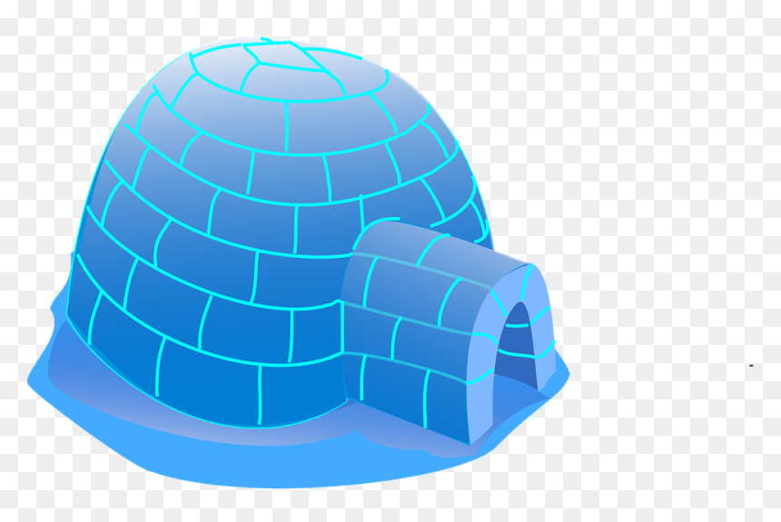 Iglú, Esquimal, Casa, Polares, Hielo, Snow, Invierno - Igloo Clip Art, HD Png Download - hielo png