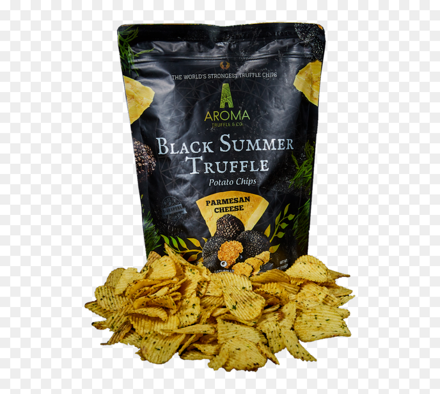 Black Summer Truffle Potato Chips, HD Png Download - potato chip png