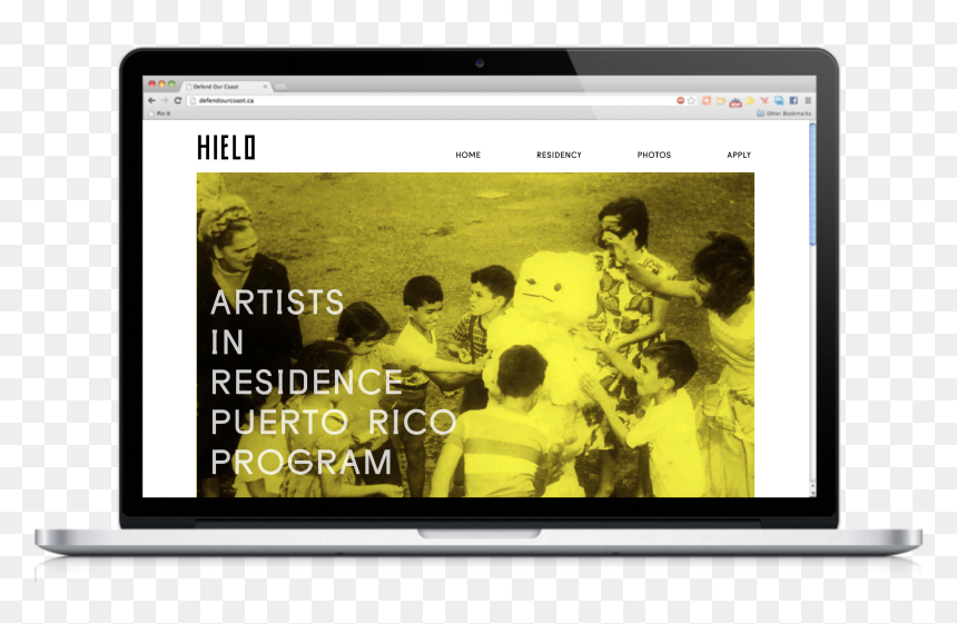 Typographic Logo Designed For Hielo"s Artist In Residence - Felisa Rincon De Gautier Nieve, HD Png Download - hielo png
