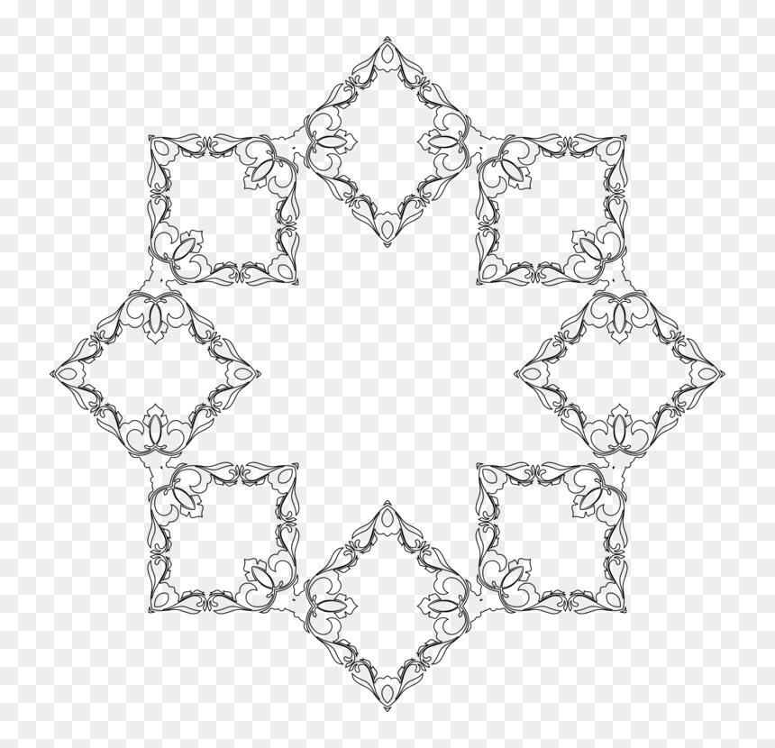 Line Art,plant,leaf - Morocco Interior Motif Decoration Business Company, HD Png Download - hielo png