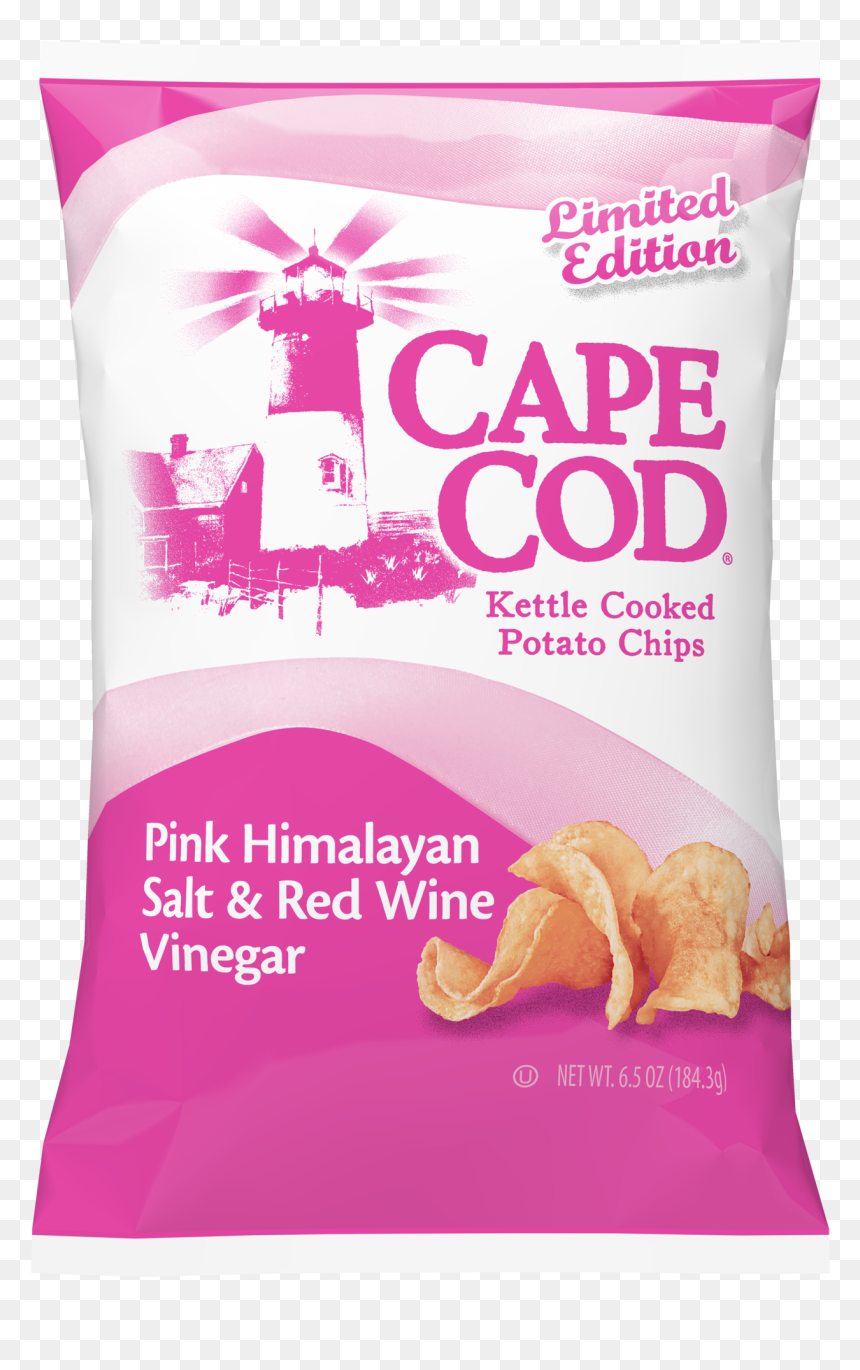 Pink Himalayan Salt & Red Wine Vinegar Is A Limited - Red Wine Vinegar Kettle Chips, HD Png Download - potato chip png