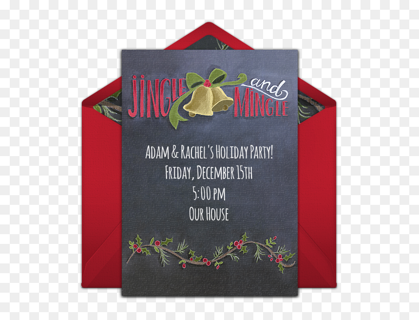 Transparent Jingle Bells Png - Christmas Card, Png Download - christmas card png