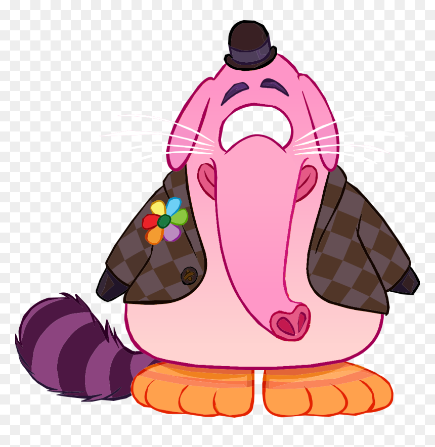 Bing Bong Outfit Icon - Club Penguin Bing Bong, HD Png Download - inside out disgust png