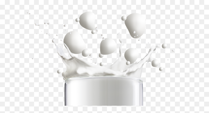 Transparent Glass Of Milk Png - Balloon, Png Download - milk glass png