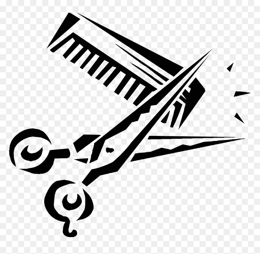 Scissors Clip Art, HD Png Download - hairdresser png