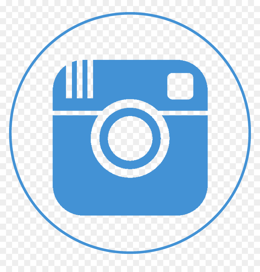 Instagramm Clipart Blue - Croatia, HD Png Download - insta icon png