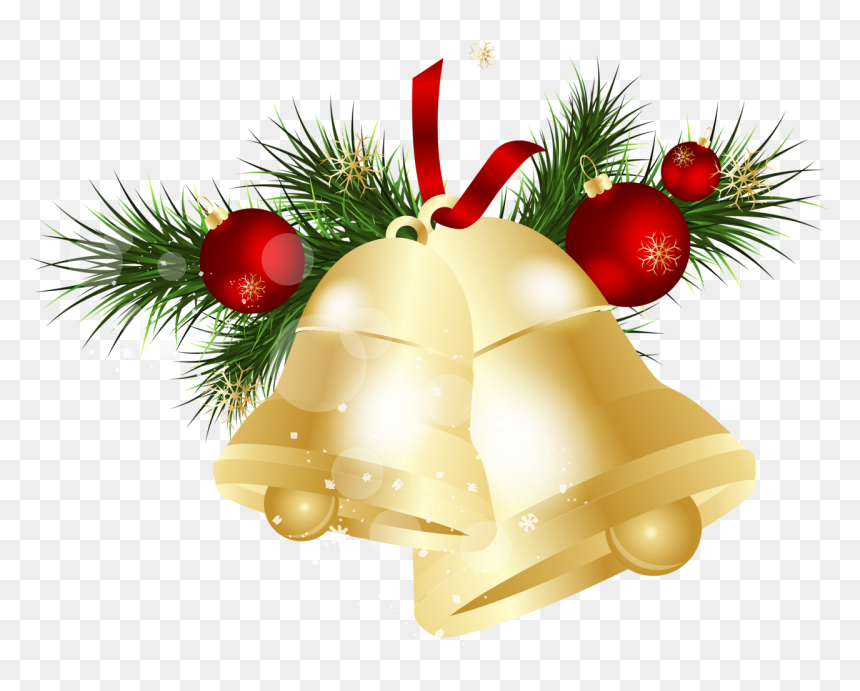 Merry Christmas And Happy New Year Png, Transparent Png - jingle bell png