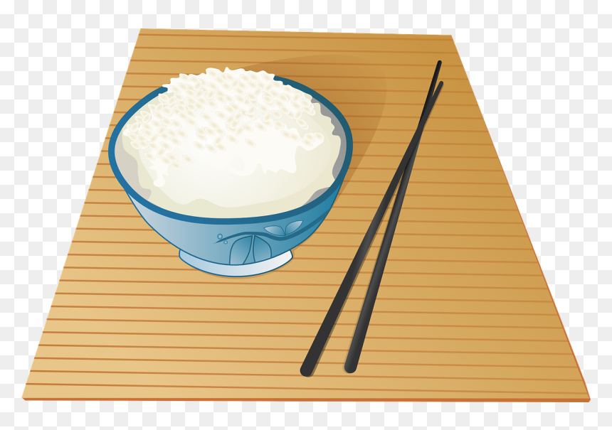 Rice Bowl Cliparts, HD Png Download - bowl of rice png