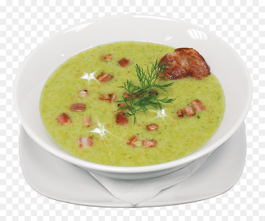 Soupe, Brocoli, Bol, Repas, Plat, Français, Chaude - Green Soup Transparent Background, HD Png Download - brocoli png