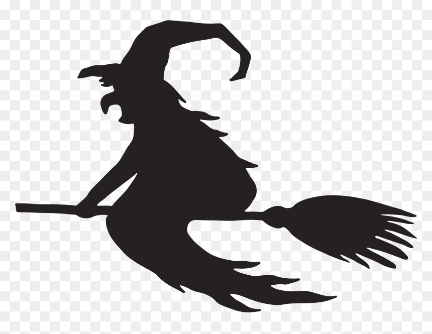 Halloween Png Witch - Witch Silhouette Png, Transparent Png - halloween.png