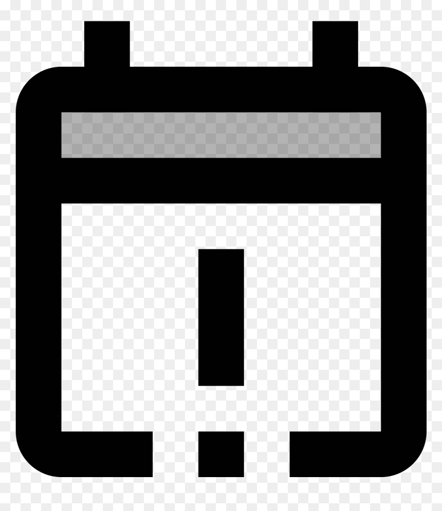 This Icon Looks Like An Exclamation Mark In The Middle - Weekly Icon Png, Transparent Png - red exclamation point png