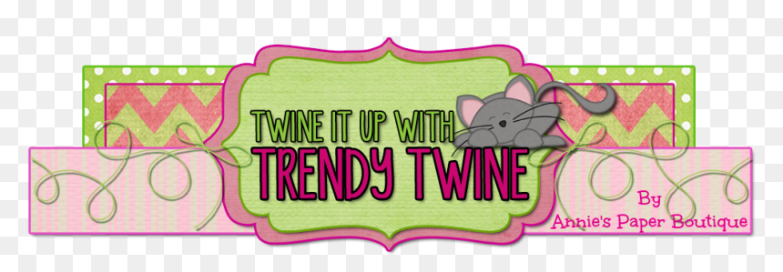 Twine It Up By Annie"s Paper Boutique - Cartoon, HD Png Download - twine bow png