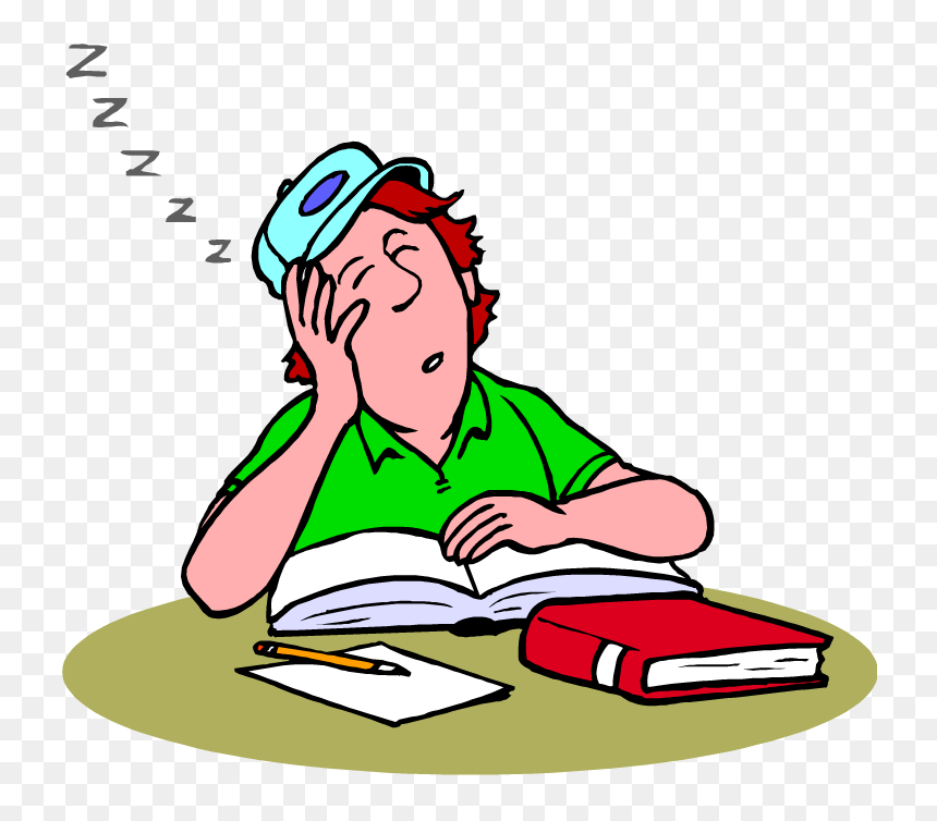 Transparent Teacher Cartoon Png - Sleeping Student Clipart, Png Download - student clipart png
