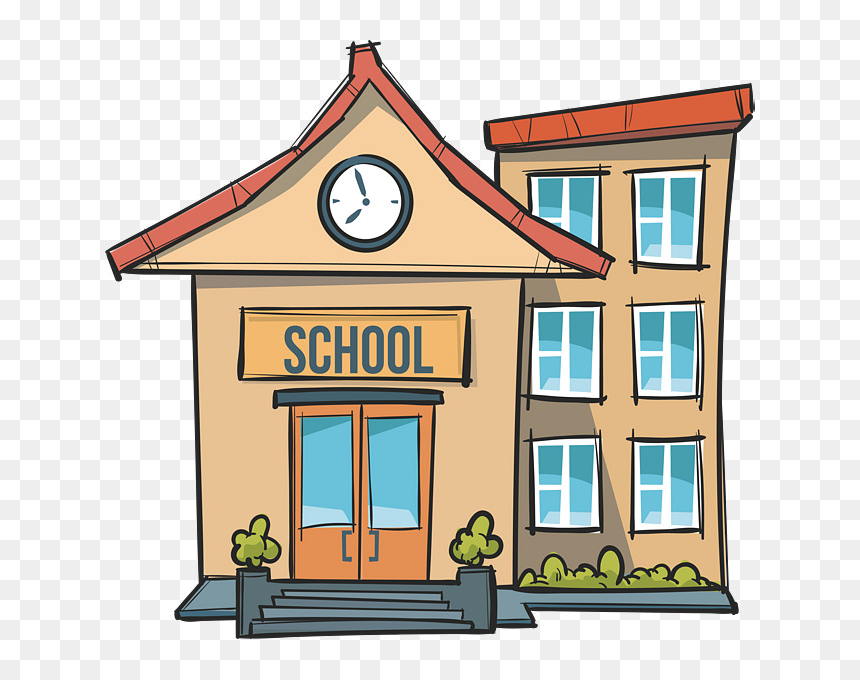 School Clipart Images In Collection Page Transparent, HD Png Download - house transparent png