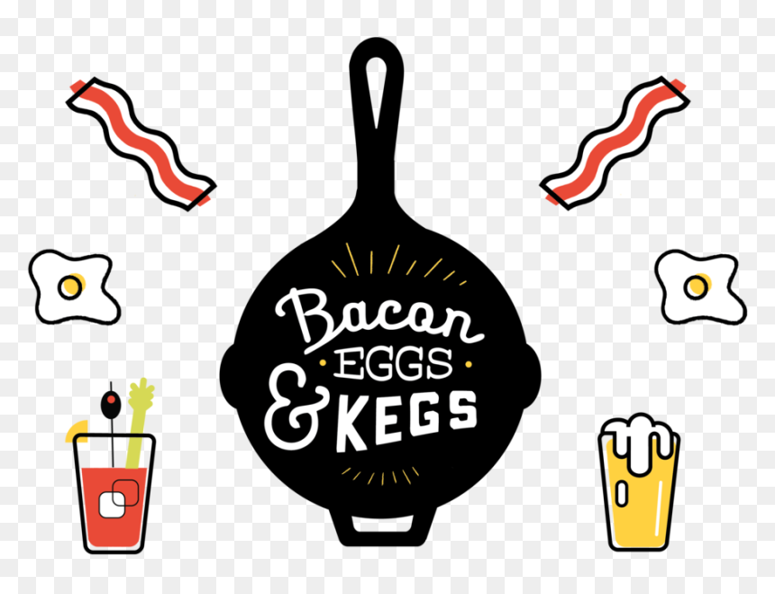 Bacon Eggs And Kegs, HD Png Download - bacon png