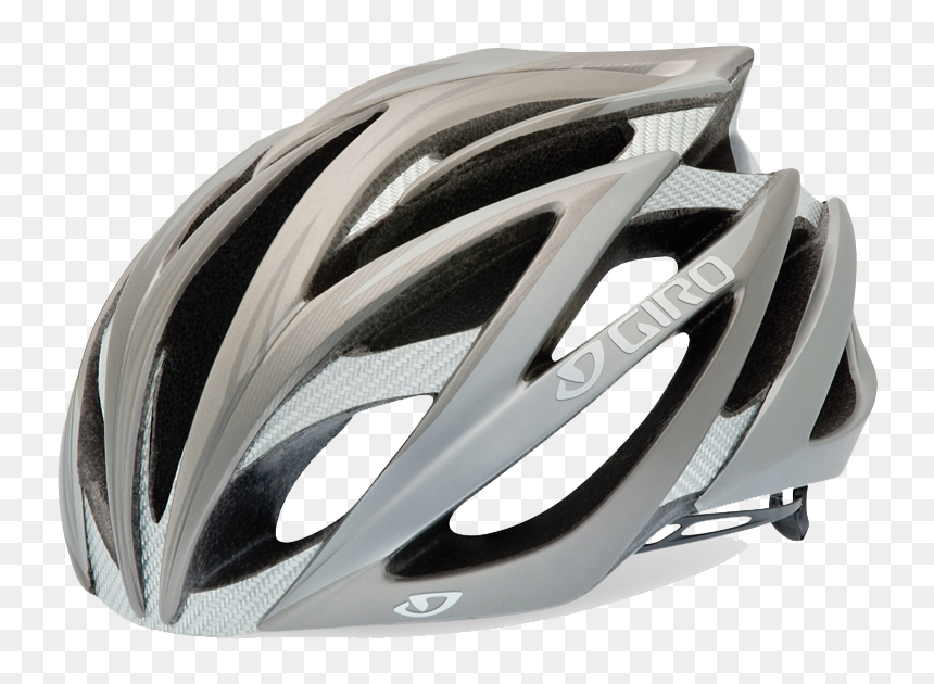 Grey Road Bike Helmet, HD Png Download - bicycle png