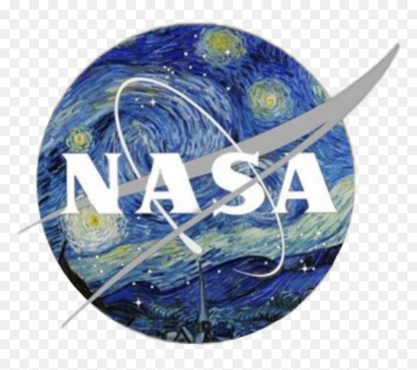 Van Gogh Starry Night, HD Png Download - nasa logo png
