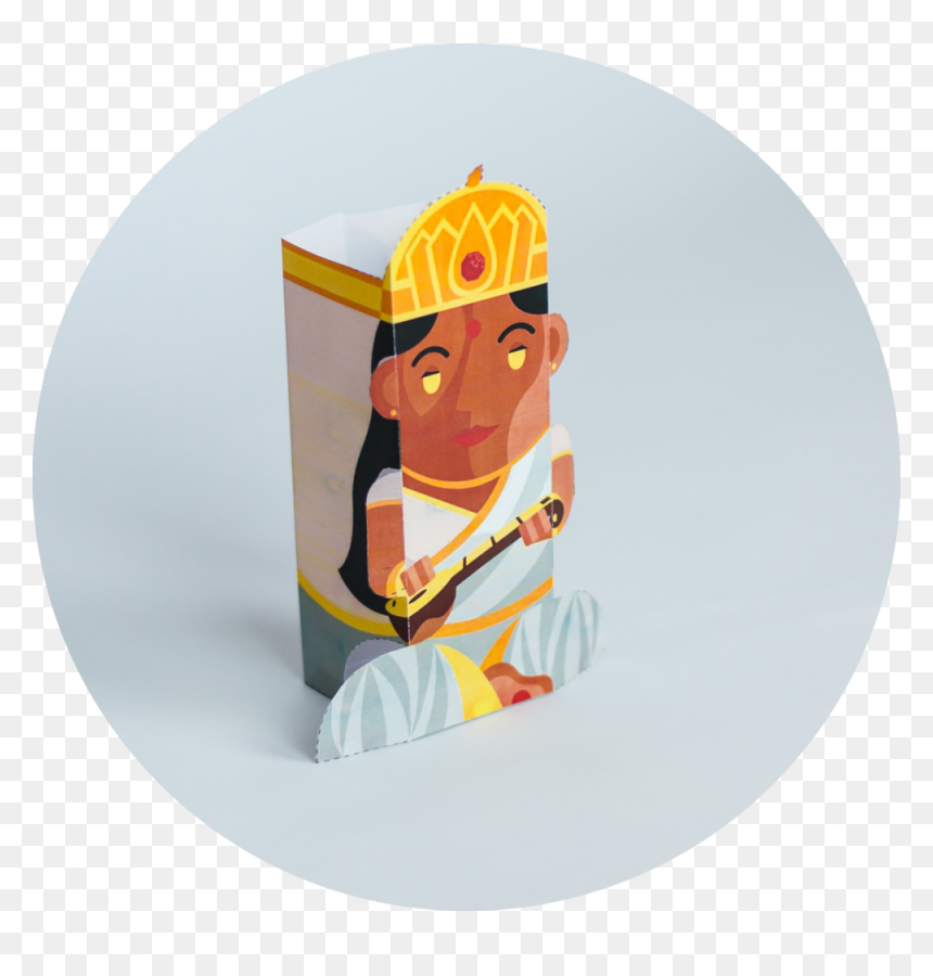 Cartoon, HD Png Download - saraswati png