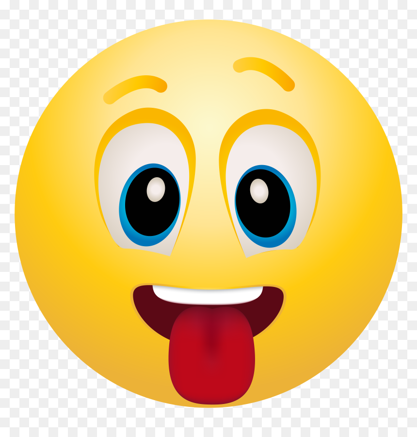 Tongue Out Emoji Clipart, HD Png Download - iphone emoji faces png