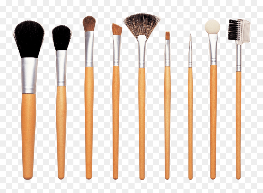 Makeup Brushes No Background, HD Png Download - brush png