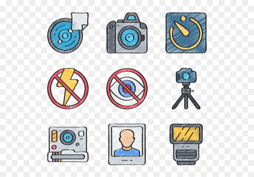 不可 帶 上 飛機, HD Png Download - camera lens png