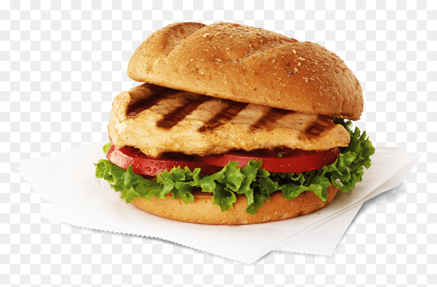 Grilled Chicken Fillet Sandwich, HD Png Download - sandwich png