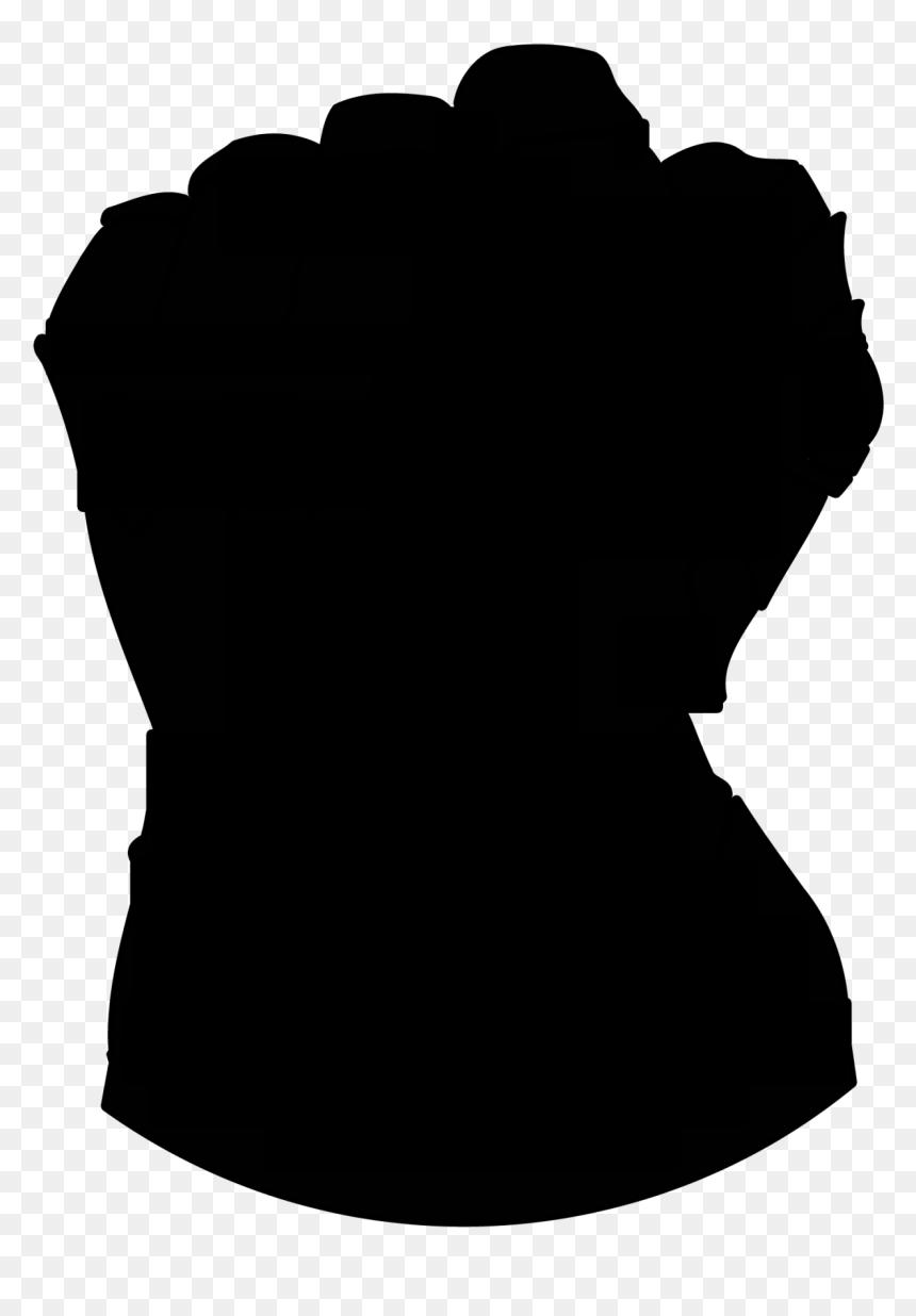 Infinity Gauntlet Silhouette, HD Png Download - infinity gauntlet png